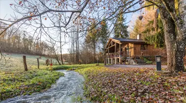 Wählen Sie ein typisches Ardennen-Chalet 