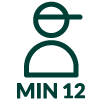 Minimum 12 ans