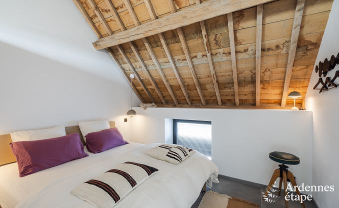 Authentisches Ferienhaus fr 6 Personen in Anhe mit privater Sauna, berdachter Terrasse und luxurisem Interieur