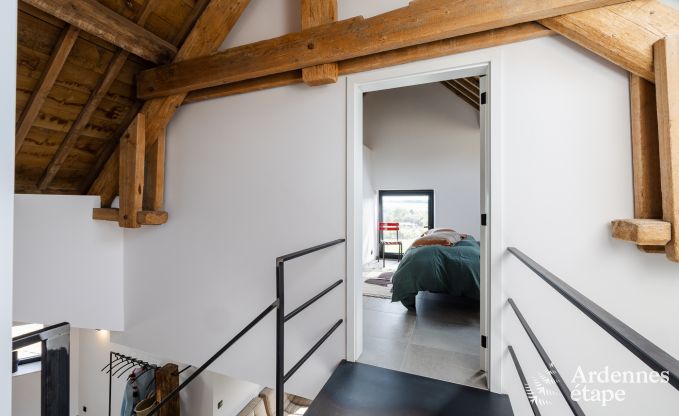 Authentisches Ferienhaus fr 6 Personen in Anhe mit privater Sauna, berdachter Terrasse und luxurisem Interieur