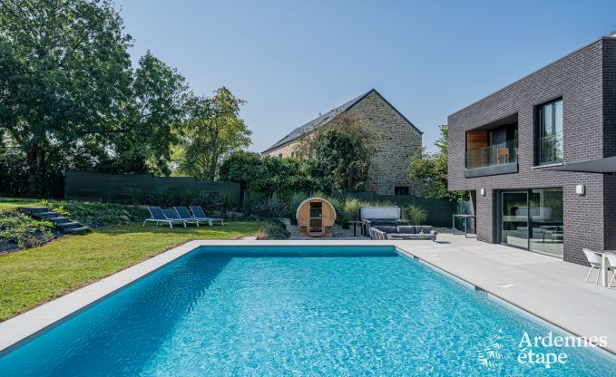 Luxusvilla Assesse 14 Pers. Ardennen Schwimmbad Wellness