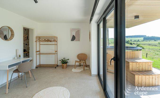 Ferienhaus in Bertogne fr 6 Personen mit Privatgarten und Whirlpool