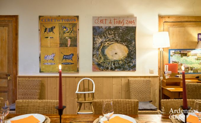 Vom ehemaligen Caf� zum Ferienhaus f�r 8 Personen in Bouillon: authentischer Charme und moderner Komfort