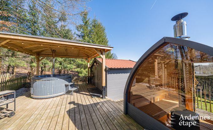 Charmantes Ferienhaus in Bllingen: Ferienhaus fr 4 Personen mit Sauna, privatem Garten und Nhe zu Naturschutzgebieten