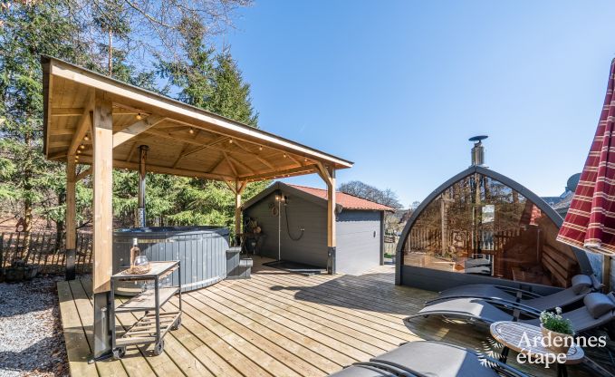 Charmantes Ferienhaus in Bllingen: Ferienhaus fr 4 Personen mit Sauna, privatem Garten und Nhe zu Naturschutzgebieten