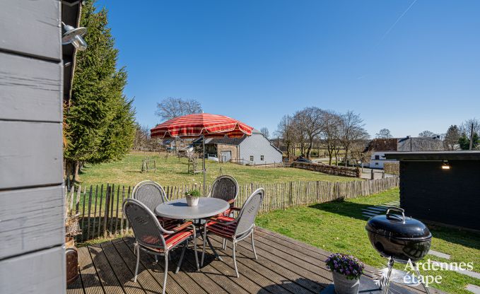 Charmantes Ferienhaus in Bllingen: Ferienhaus fr 4 Personen mit Sauna, privatem Garten und Nhe zu Naturschutzgebieten