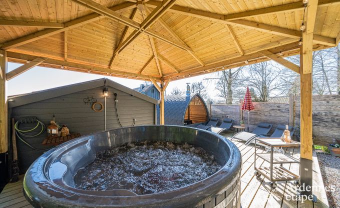 Charmantes Ferienhaus in Bllingen: Ferienhaus fr 4 Personen mit Sauna, privatem Garten und Nhe zu Naturschutzgebieten