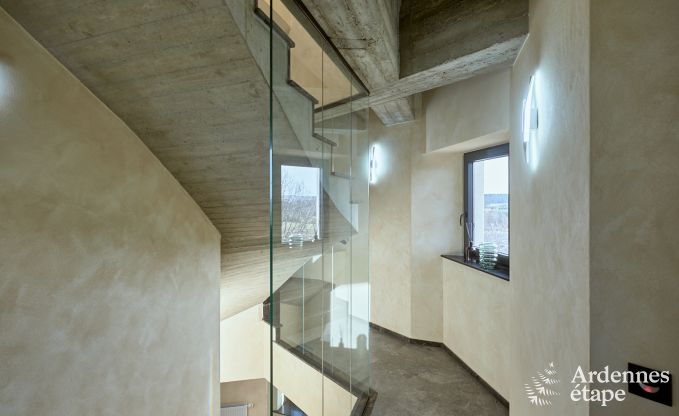 Luxusferienhaus in Butgenbach: Wasserturm mit Sauna, Whirlpool und Panoramablick f�r 6 Personen