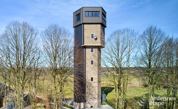Luxusferienhaus in Butgenbach: Wasserturm mit Sauna, Whirlpool und Panoramablick f�r 6 Personen