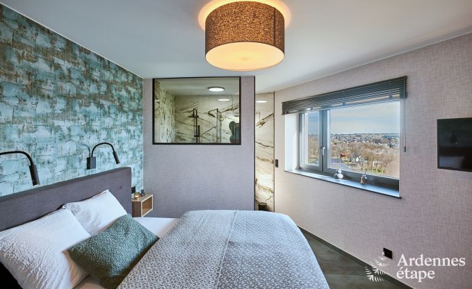 Luxusferienhaus in Butgenbach: Wasserturm mit Sauna, Whirlpool und Panoramablick f�r 6 Personen