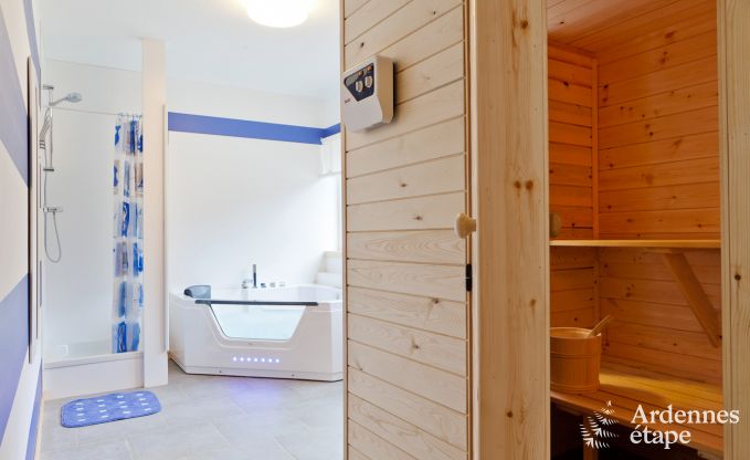 Moderne Ferienvilla mit Sauna und Jacuzzi zur Vermietung in Coo