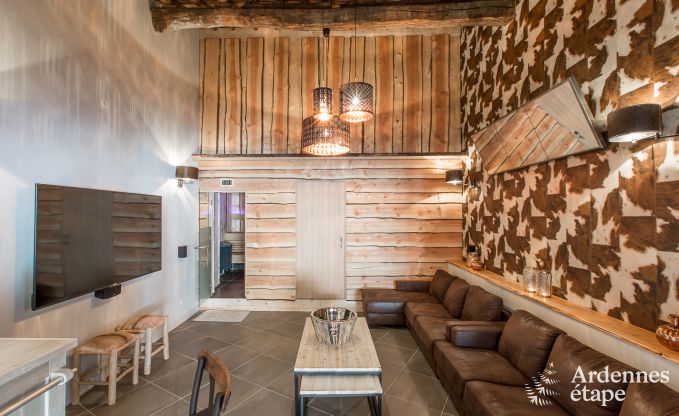 Ferienhaus Coo 8/9 Pers. Ardennen Schwimmbad Wellness