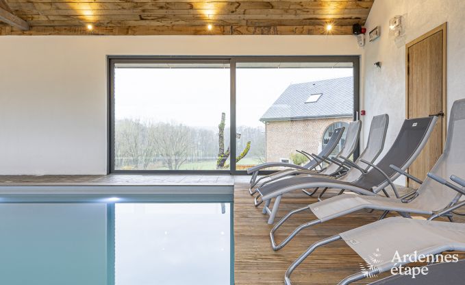 Cottage Couvin 18 Pers. Ardennen Schwimmbad Wellness