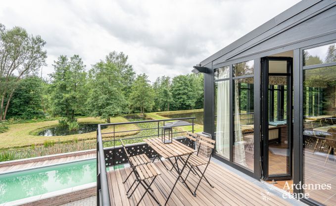 Ferienhaus Couvin 8/9 Pers. Ardennen Schwimmbad Wellness Behinderten gerecht