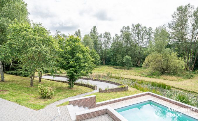 Ferienhaus Couvin 8/9 Pers. Ardennen Schwimmbad Wellness Behinderten gerecht