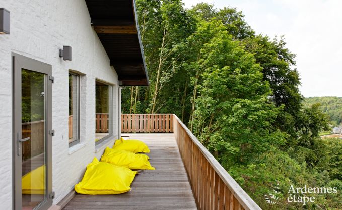 4,5-Sterne-Ferienhaus mit Ausblick und Sauna zur Vermietung in Durbuy