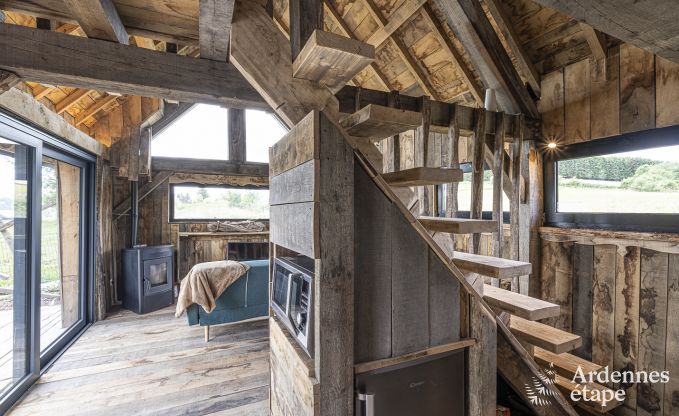 Einzigartiger Aufenthalt fr 2 Personen in Durbuy mit Holzpelletkamin, Grill und Privatgarten