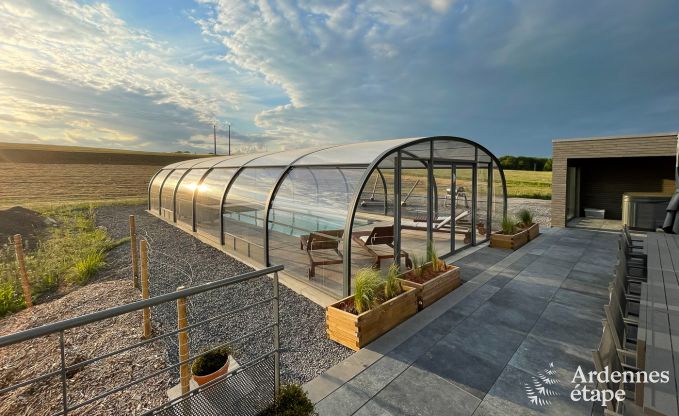 Ferienhaus Durbuy 16 Pers. Ardennen Schwimmbad Wellness Behinderten gerecht