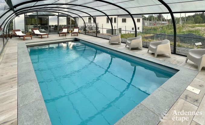 Ferienhaus Durbuy 16 Pers. Ardennen Schwimmbad Wellness Behinderten gerecht