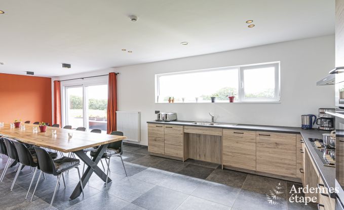 Ferienhaus Durbuy 16 Pers. Ardennen Schwimmbad Wellness Behinderten gerecht