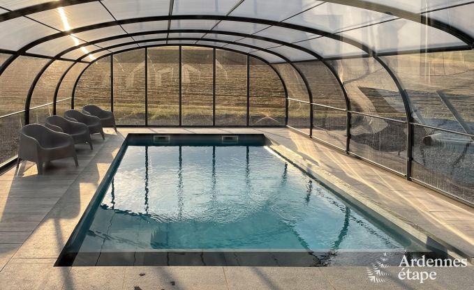 Ferienhaus Durbuy 16 Pers. Ardennen Schwimmbad Wellness Behinderten gerecht