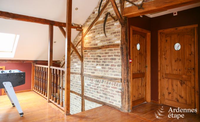 Gerumiges Haus fr 12 Personen in Ereze, 6 Schlafzimmer, Sauna, Jacuzzi, Spielzimmer, Ardennen