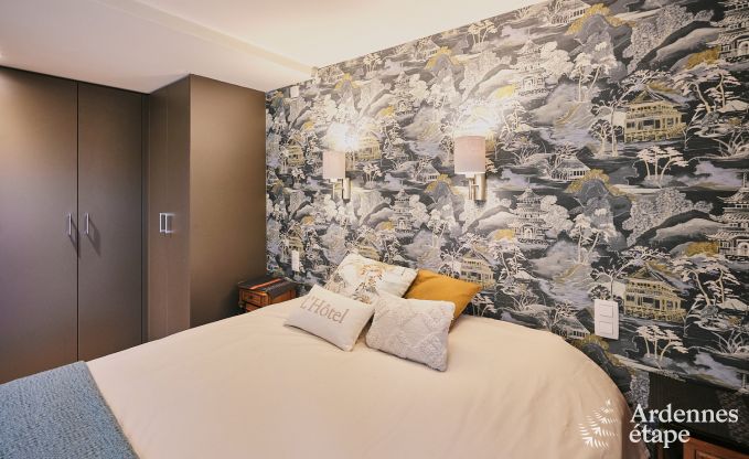 Charmantes Chalet fr 2 Personen in Ferrires mit Holzofen, Garten und
Privatterrasse am Wasser