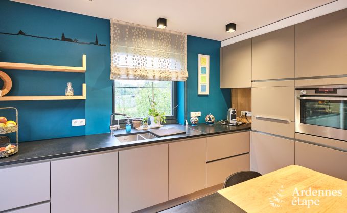 Charmantes Chalet fr 2 Personen in Ferrires mit Holzofen, Garten und
Privatterrasse am Wasser