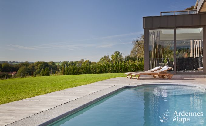 Luxusferienhaus in Froidthier fr 10 Gste mit Pool, Wellness und 5 Schlafzimmern in der Nhe von Aubel