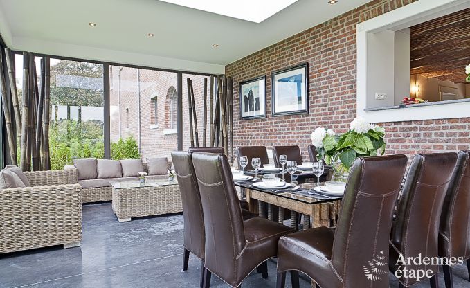 Luxusferienhaus in Froidthier fr 10 Gste mit Pool, Wellness und 5 Schlafzimmern in der Nhe von Aubel