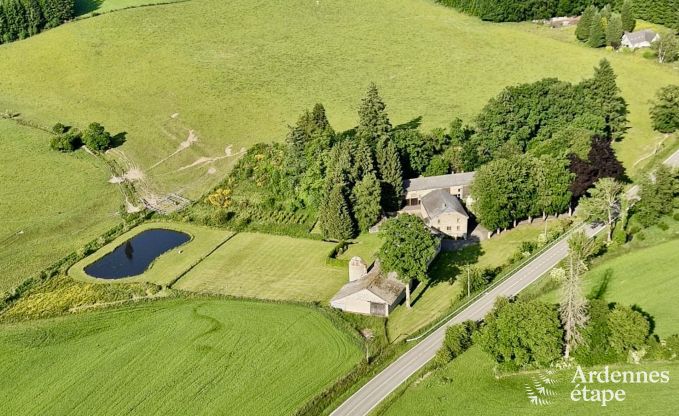 Authentisches Ferienhaus in Gouvy fr 15 Personen, mit 6 Schlafzimmern und Privatgarten