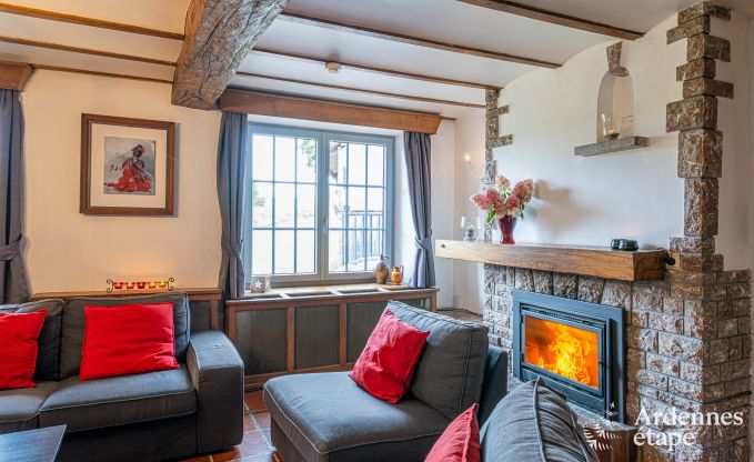 Authentisches Ferienhaus in Gouvy fr 15 Personen, mit 6 Schlafzimmern und Privatgarten