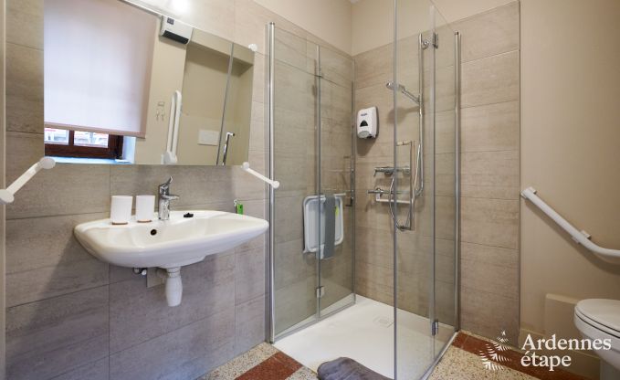 Gerumiges Ferienhaus fr 14 Personen mit 5 Schlafzimmern, 4 Badezimmern und groem Privatgarten in Hamoir, Ardennen