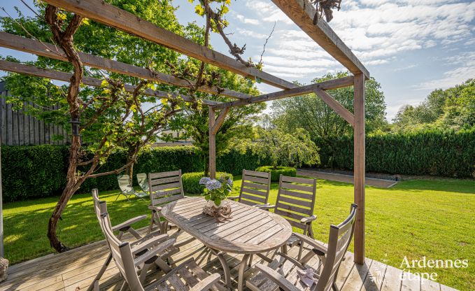 Charmantes Ferienhaus in Herbeumont f�r 6 Personen mit privatem Garten, 3 Schlafzimmern und Holzpelletheizung