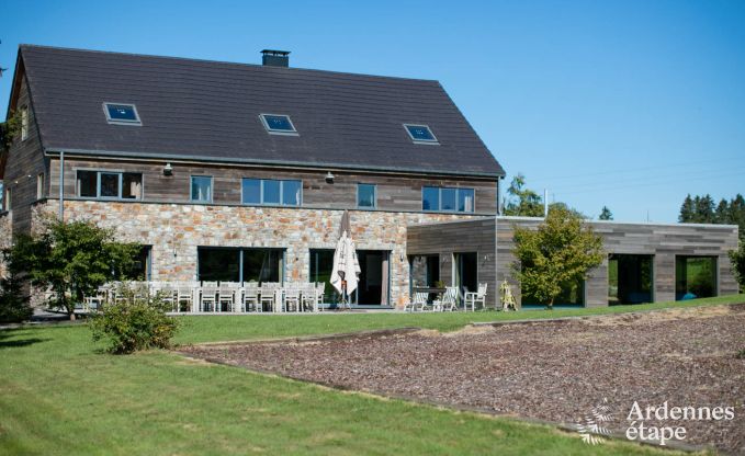 Luxusvilla Hockai 24 Pers. Ardennen Schwimmbad Wellness Behinderten gerecht