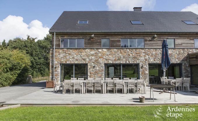 Luxusvilla Hockai 24 Pers. Ardennen Schwimmbad Wellness Behinderten gerecht