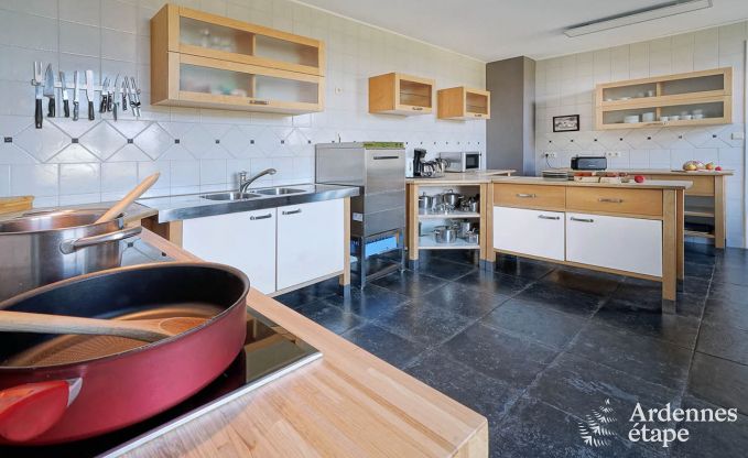 Schloss Hockai 20 Pers. Ardennen Schwimmbad Wellness