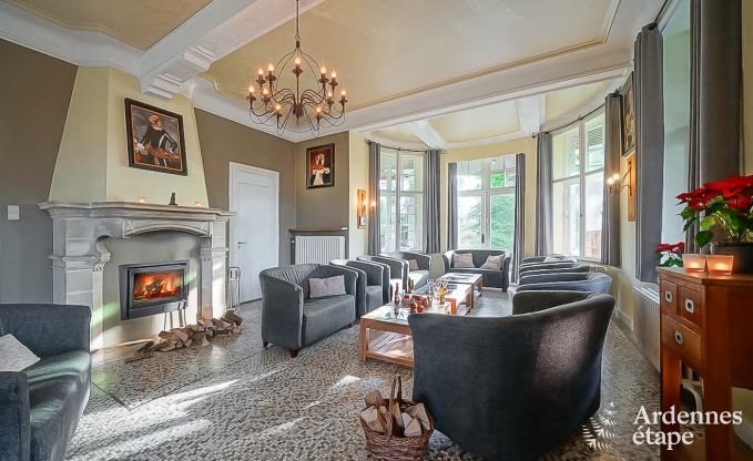 Schloss Hockai 20 Pers. Ardennen Schwimmbad Wellness