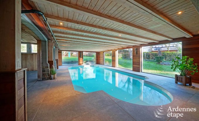 Schloss Hockai 20 Pers. Ardennen Schwimmbad Wellness