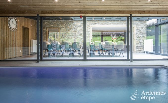 Luxusvilla La Roche-en-Ardenne 17 Pers. Ardennen Schwimmbad Wellness Behinderten gerecht