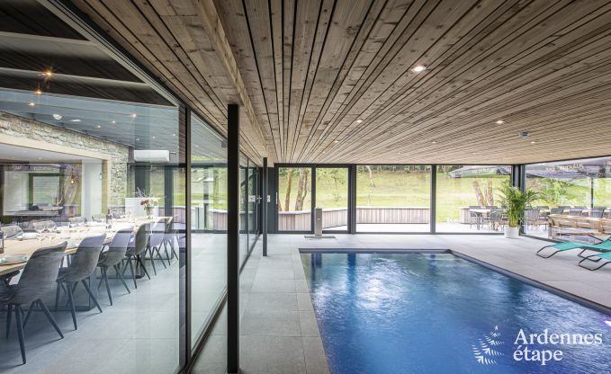 Luxusvilla La Roche-en-Ardenne 17 Pers. Ardennen Schwimmbad Wellness Behinderten gerecht