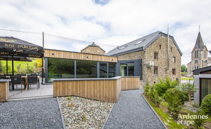 Luxusvilla La Roche-en-Ardenne 17 Pers. Ardennen Schwimmbad Wellness Behinderten gerecht