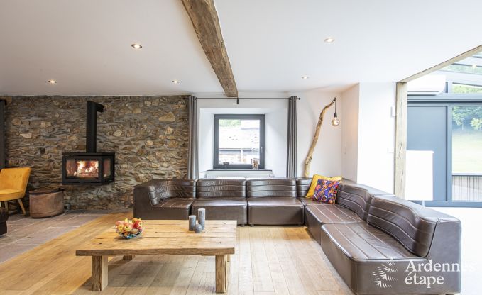 Luxusvilla La Roche-en-Ardenne 17 Pers. Ardennen Schwimmbad Wellness Behinderten gerecht