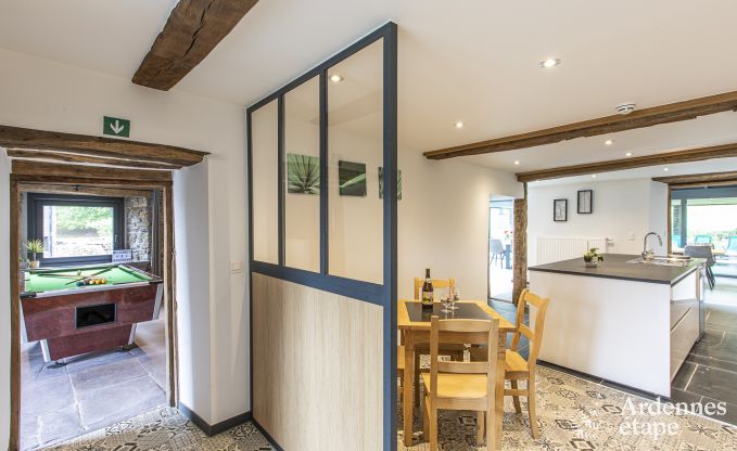 Luxusvilla La Roche-en-Ardenne 17 Pers. Ardennen Schwimmbad Wellness Behinderten gerecht