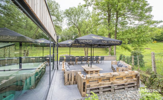 Luxusvilla La Roche-en-Ardenne 17 Pers. Ardennen Schwimmbad Wellness Behinderten gerecht