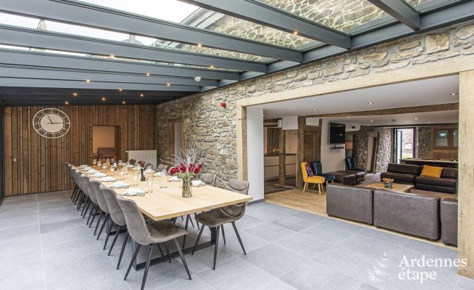 Luxusvilla La Roche-en-Ardenne 17 Pers. Ardennen Schwimmbad Wellness Behinderten gerecht