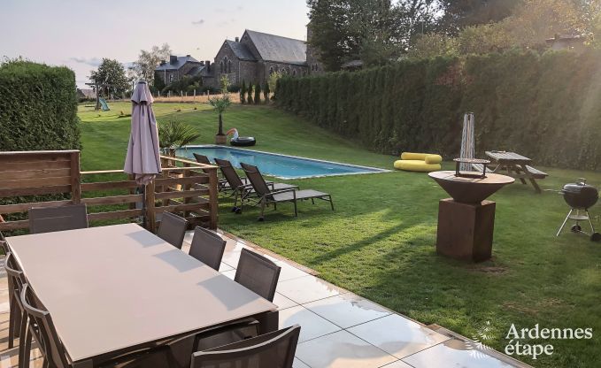 Ferienhaus La-Roche 9 Pers. Ardennen Schwimmbad Behinderten gerecht