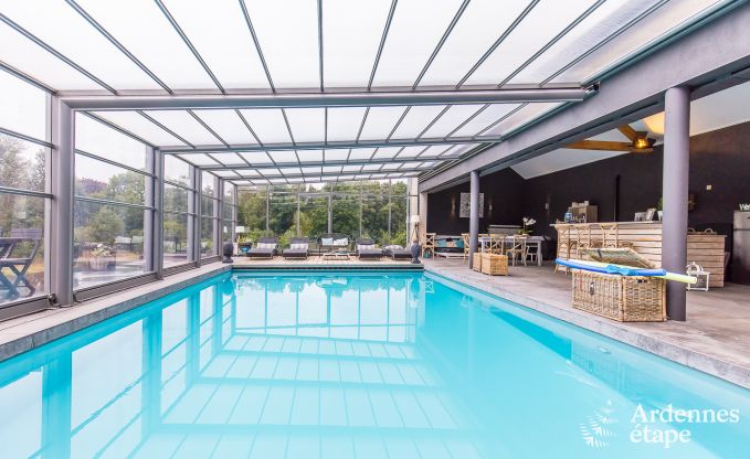 Ferienhaus Libin 2 Pers. Ardennen Schwimmbad Wellness