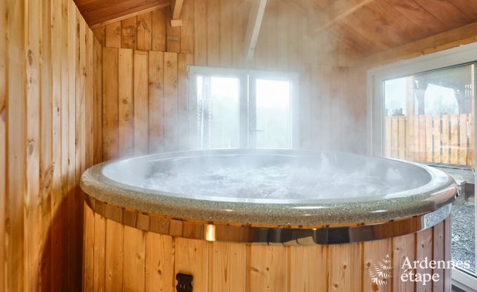 Ruhe garantiert in diesem charmanten Chalet f�r 4 Personen mit Whirlpool in der nat�rlichen Umgebung von Libin