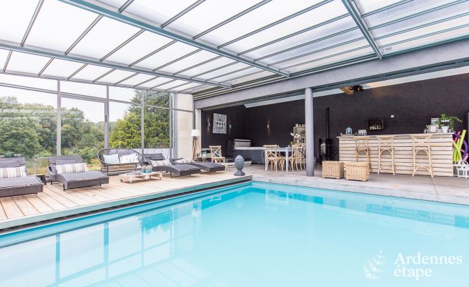 Ferienhaus Libin 2 Pers. Ardennen Schwimmbad Wellness